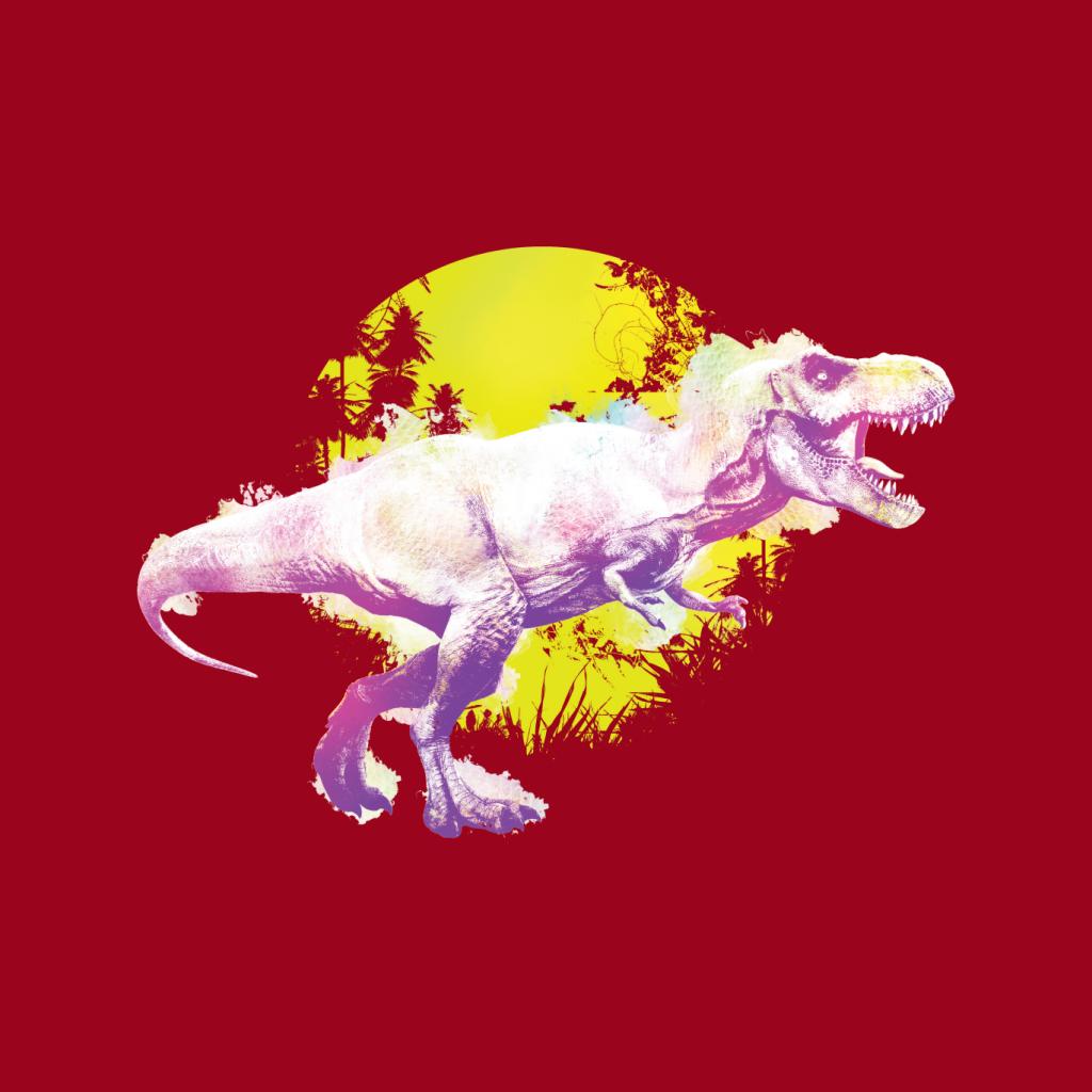 Jurassic Park T Rex Jungle Sun Men's Sweatshirt product image 5
