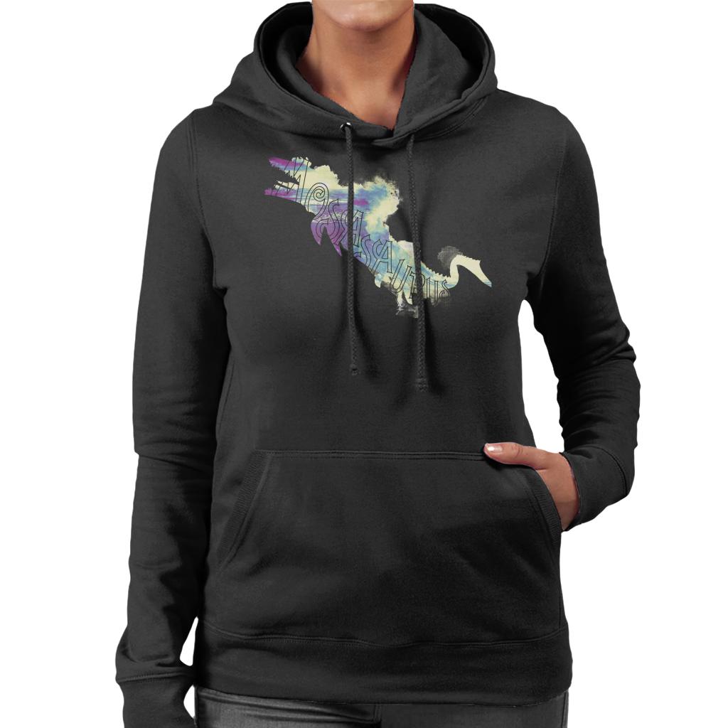 Jurassic Park Mosasaurus Sea Silhouette Women's Hooded product image 1