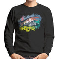 Jurassic Park Mosasaurus Brush Stroke Montage Men's product image 1