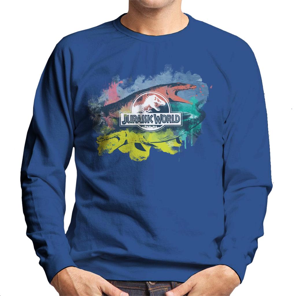 Jurassic Park Mosasaurus Brush Stroke Montage Men's product image 4