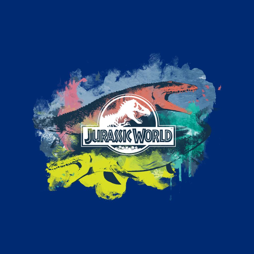Jurassic Park Mosasaurus Brush Stroke Montage Women's product image 5
