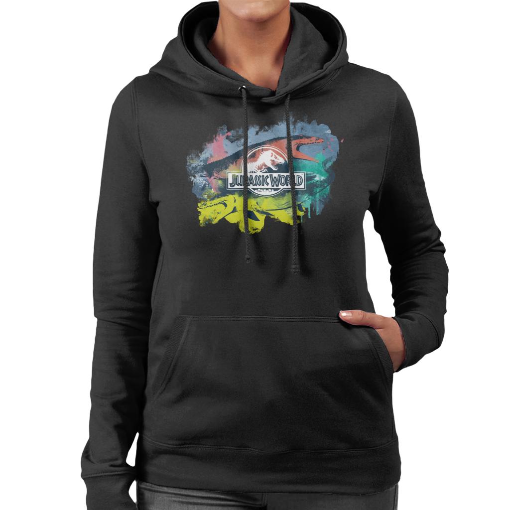 Jurassic Park Mosasaurus Brush Stroke Montage Women's product image 1