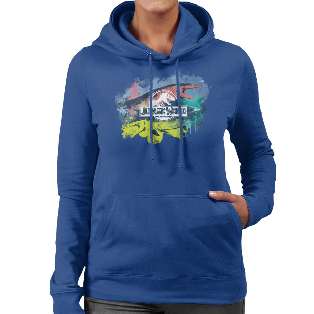 Jurassic Park Mosasaurus Brush Stroke Montage Women's product image 4