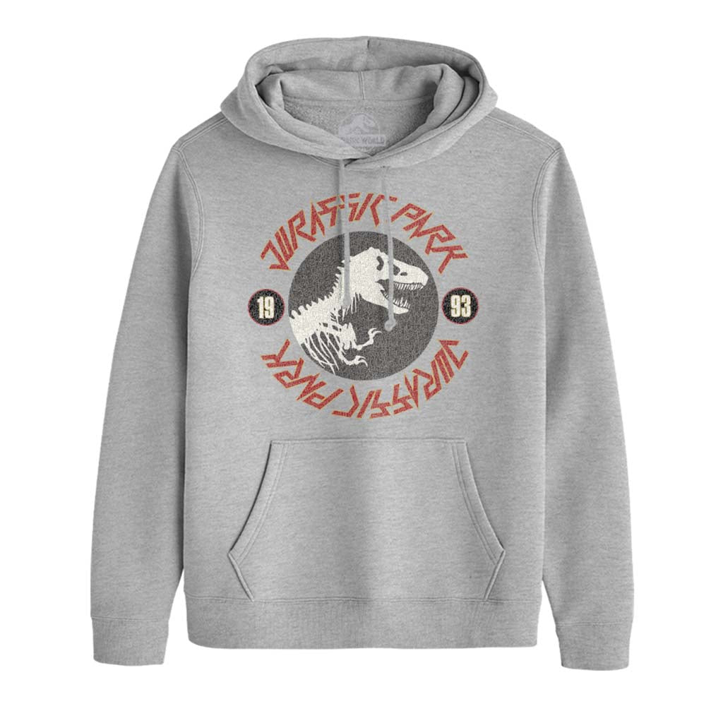 Jurassic Park Classic Logo Rock Inspired Text Men's Hooded product image 1