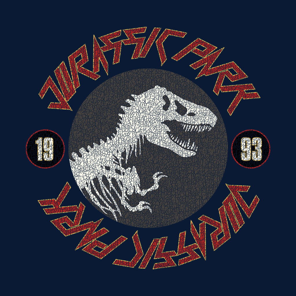 Jurassic Park Classic Logo Rock Inspired Text Men's T-Shirt product image 2