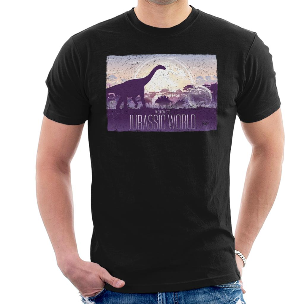 Jurassic Park Welcome To World Men's T-Shirt product image 1