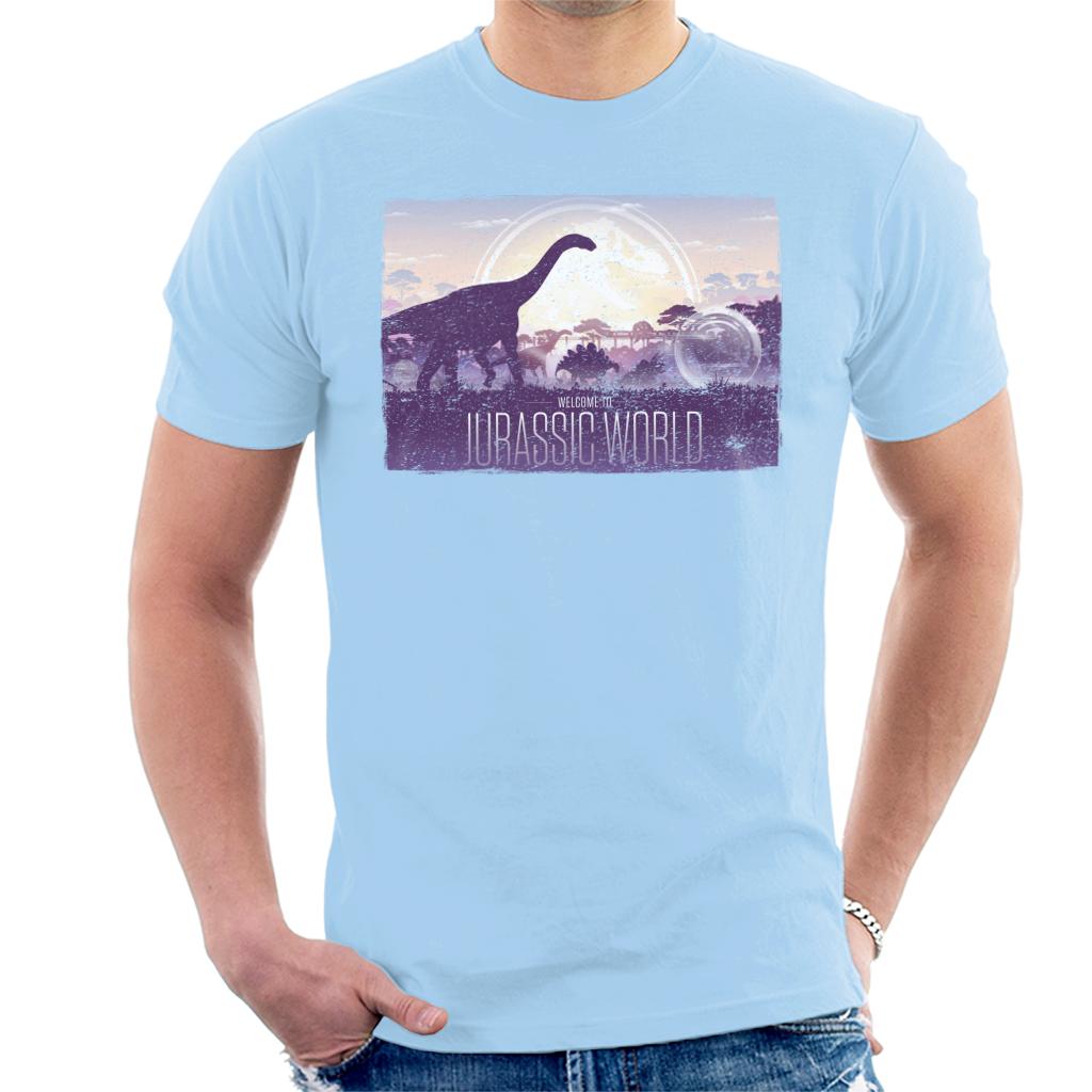 Jurassic Park Welcome To World Men's T-Shirt product image 4