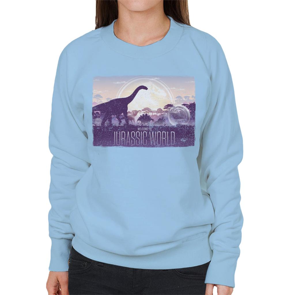Jurassic Park Welcome To World Women's Sweatshirt product image 4