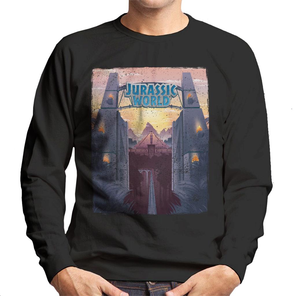Jurassic Park Welcome To World Entrance Men's Sweatshirt product image 1