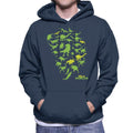Jurassic Park Isla Nublar Green Dinosaur Silhouettes Men's product image 1