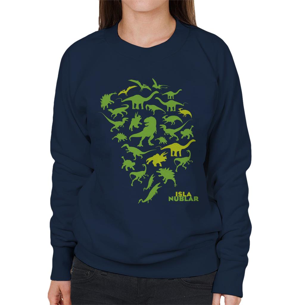 Jurassic Park Isla Nublar Green Dinosaur Silhouettes product image 1