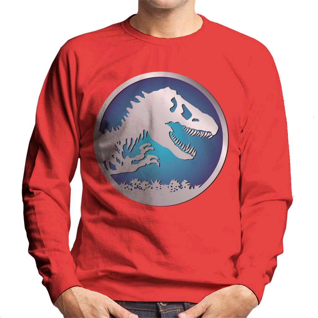 Jurassic Park Blue Logo Men's Sweatshirt product image 4