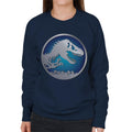 Jurassic Park Blue Logo Women's Sweatshirt product image 1