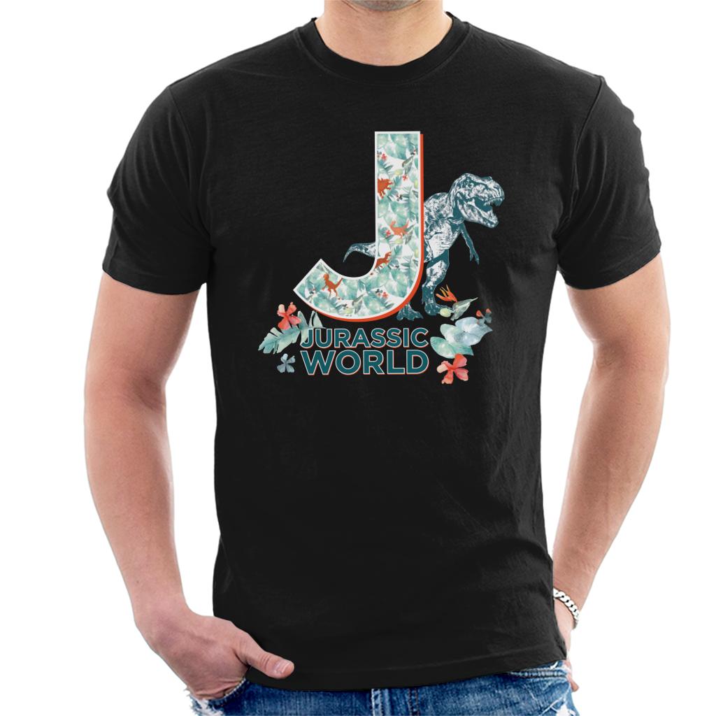 Jurassic Park Floral J Men's T-Shirt product image 1