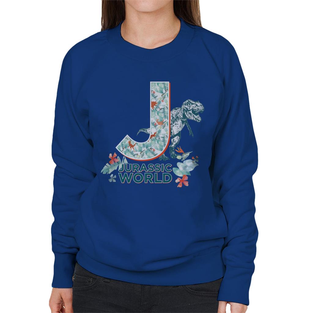 Jurassic Park Floral J Women's Sweatshirt product image 4