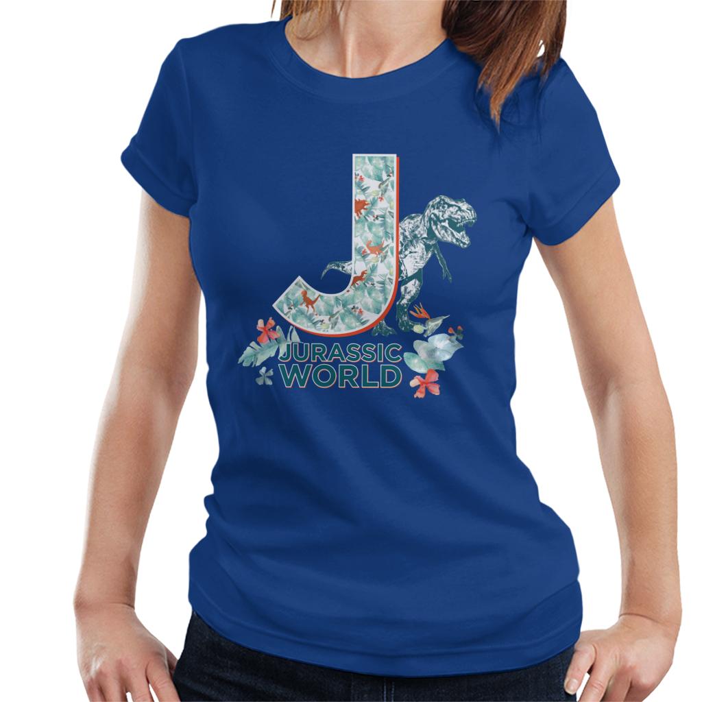 Jurassic Park Floral J Women's T-Shirt product image 4