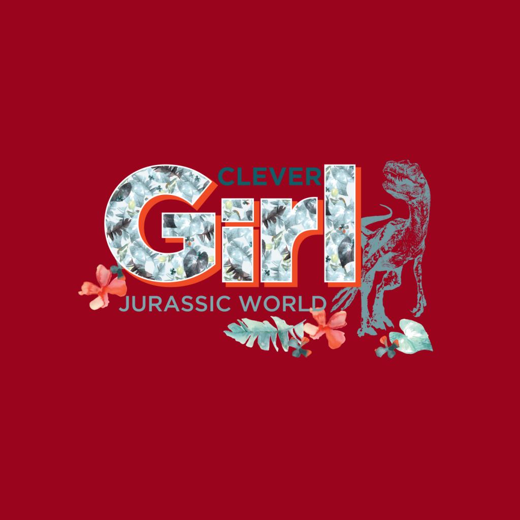 Jurassic Park Clever Girl Floral Aesthetic Women's Hooded product image 5
