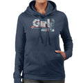 Jurassic Park Clever Girl Floral Aesthetic Women's Hooded product image 1