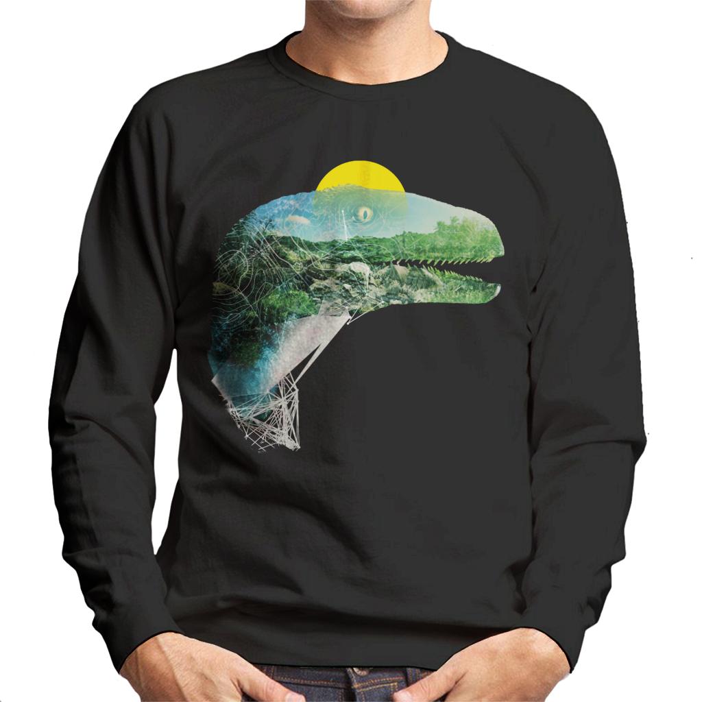 Jurassic Park Velociraptor Jungle Silhouette Men's product image 1