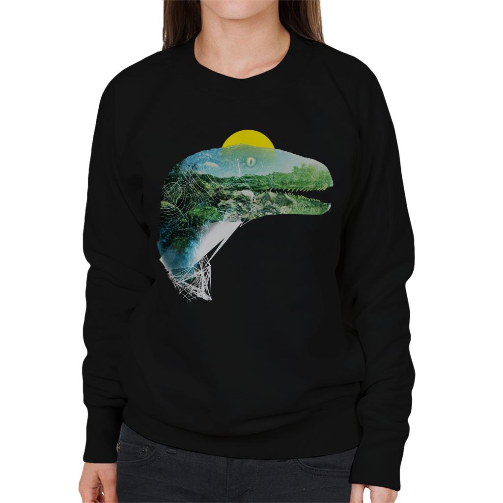 Jurassic Park Velociraptor Jungle Silhouette Women's product image 1