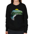 Jurassic Park Velociraptor Jungle Silhouette Women's product image 1