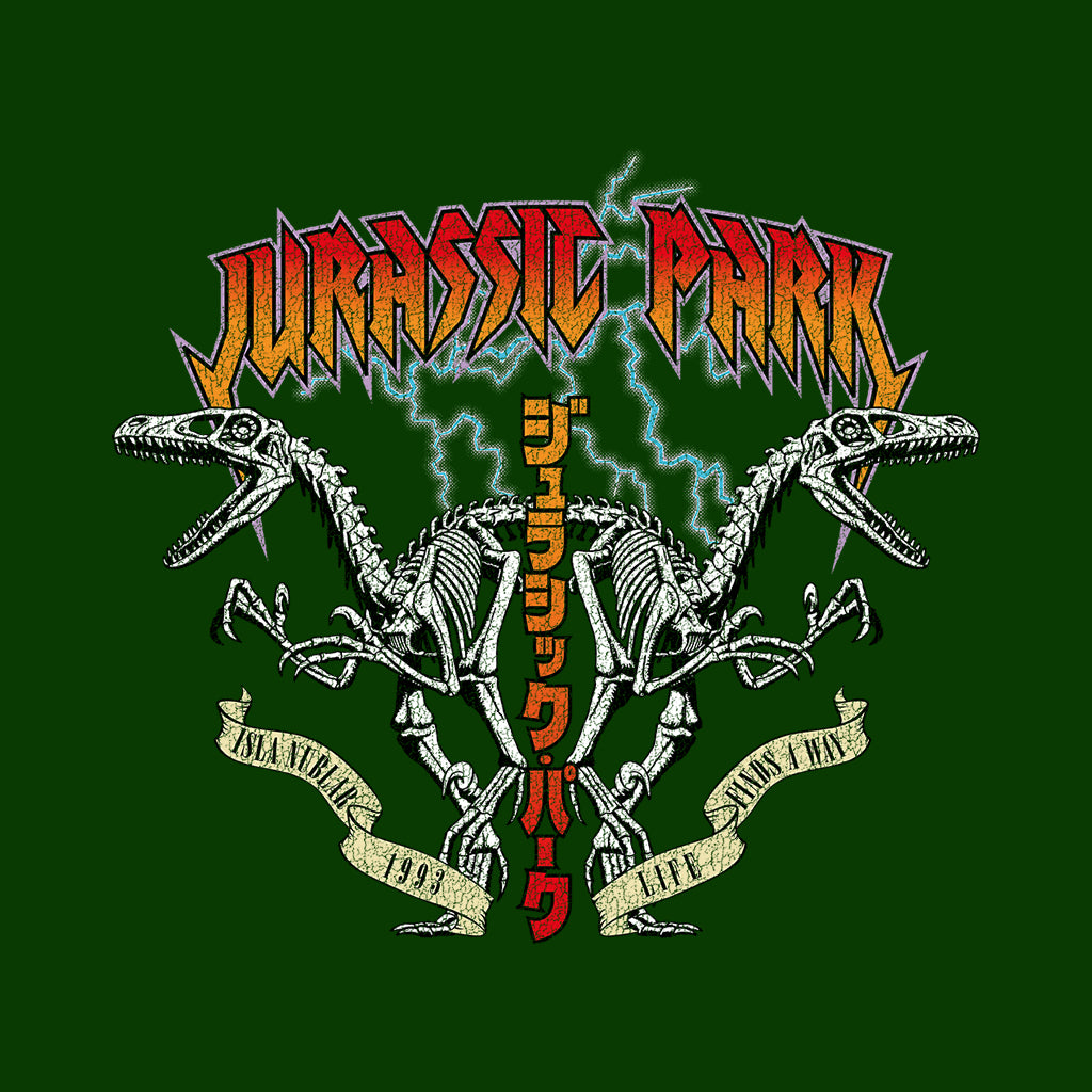 Jurassic Park Rock Band Lightning Raptor Symmetry Men's product image 2