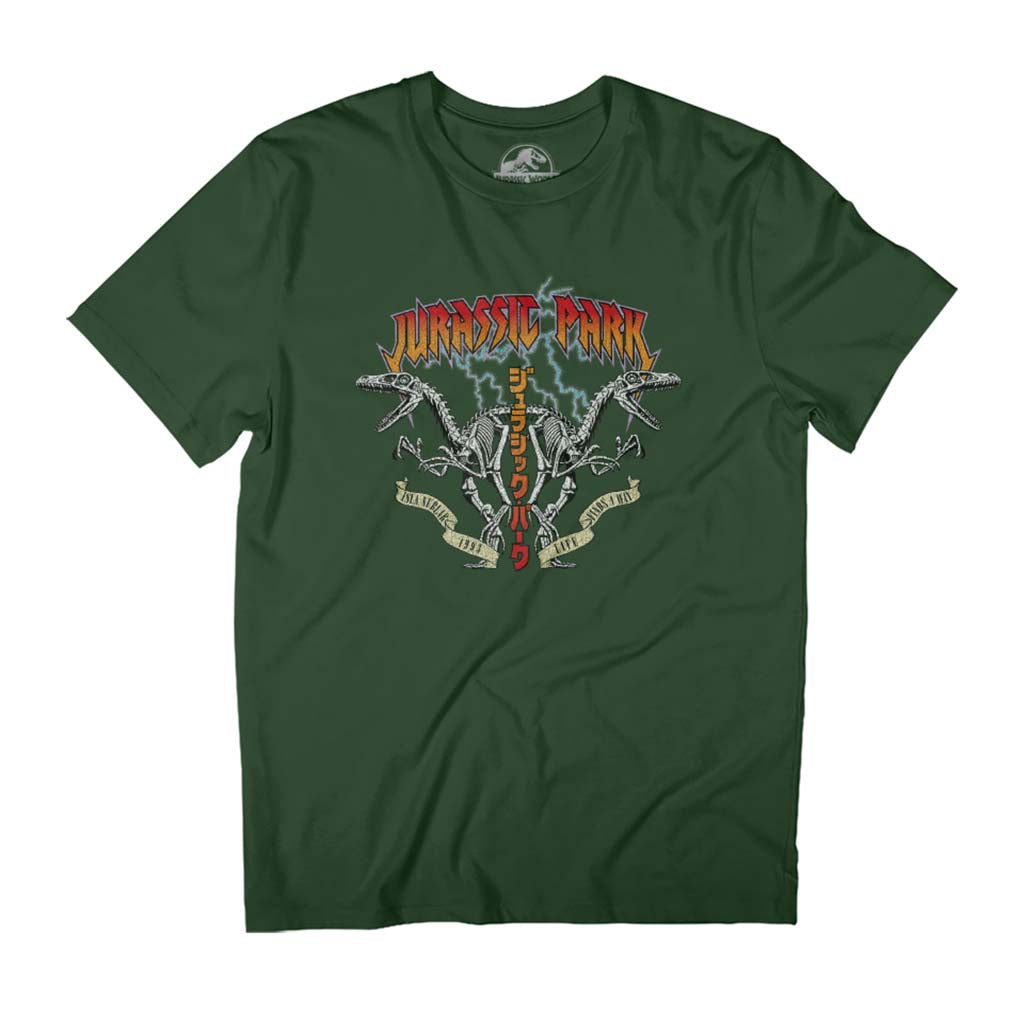 Jurassic Park Rock Band Lightning Raptor Symmetry Men's product image 1