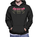 Jurassic Park Pink Gradient Rock Inspired Logo Men's Hooded product image 1