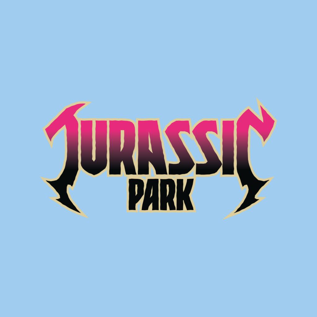 Jurassic Park Pink Gradient Rock Inspired Logo Women's product image 5