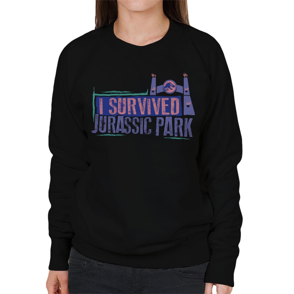 Jurassic Park Gate I Survived Women's Sweatshirt product image 1