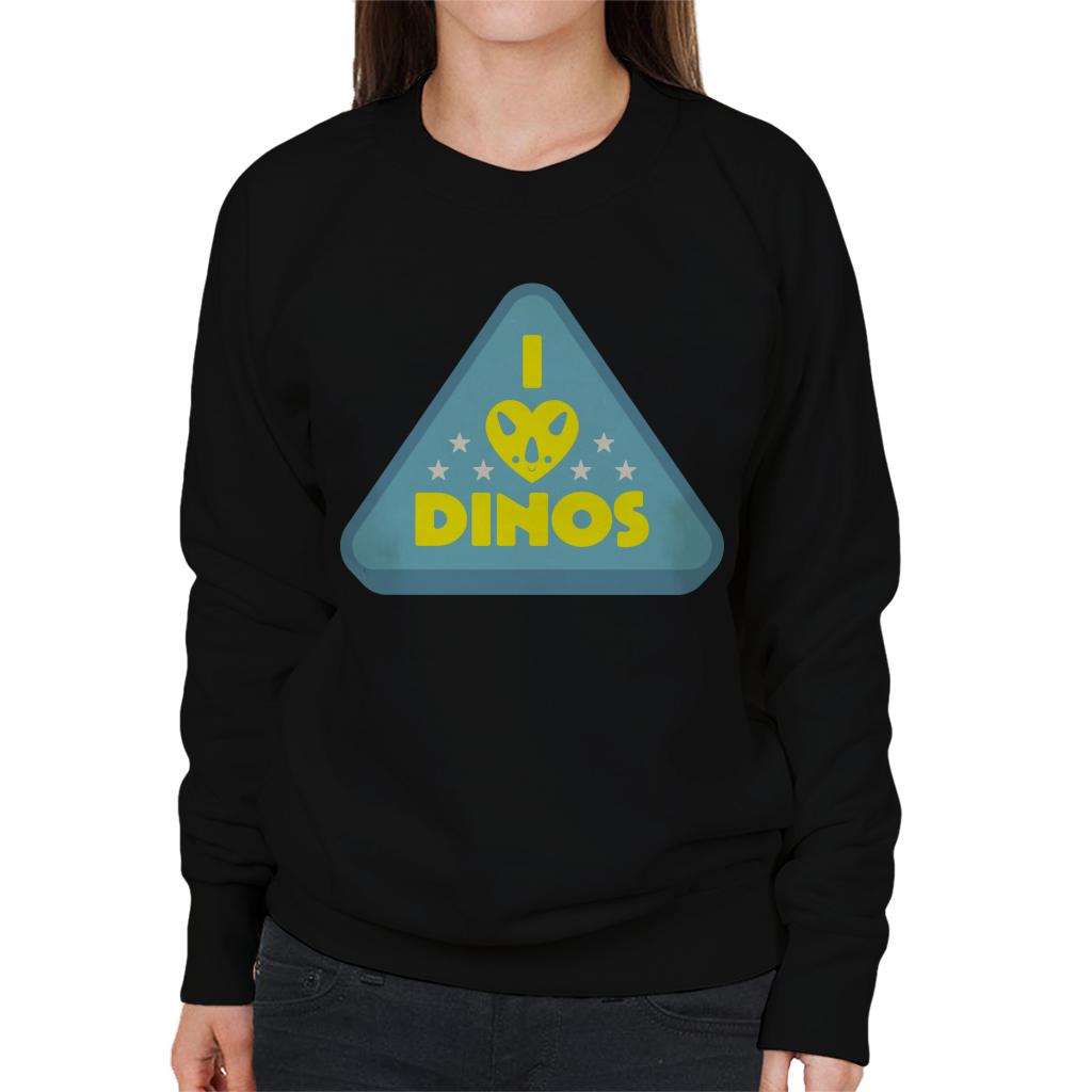 Jurassic Park I Love Dinos Women's Sweatshirt product image 1