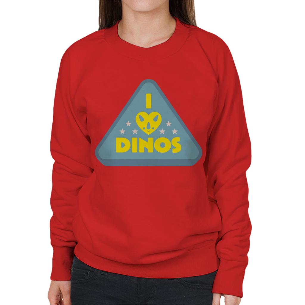 Jurassic Park I Love Dinos Women's Sweatshirt product image 4