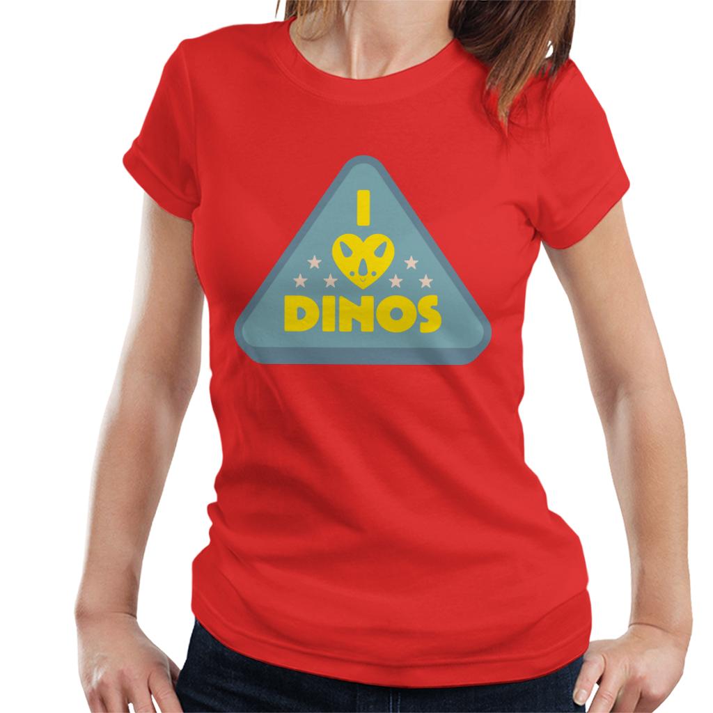 Jurassic Park I Love Dinos Women's T-Shirt product image 4
