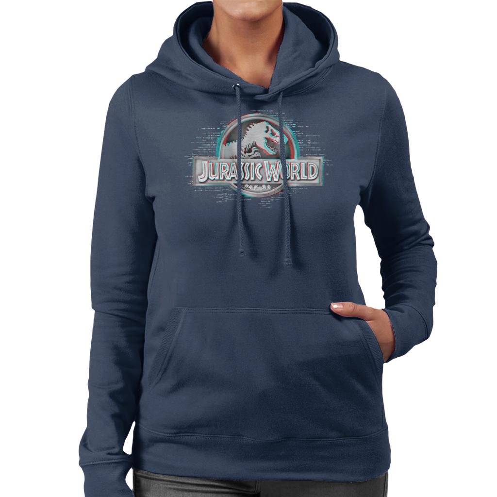 Jurassic Park X Ray Logo Women's Hooded Sweatshirt product image 1