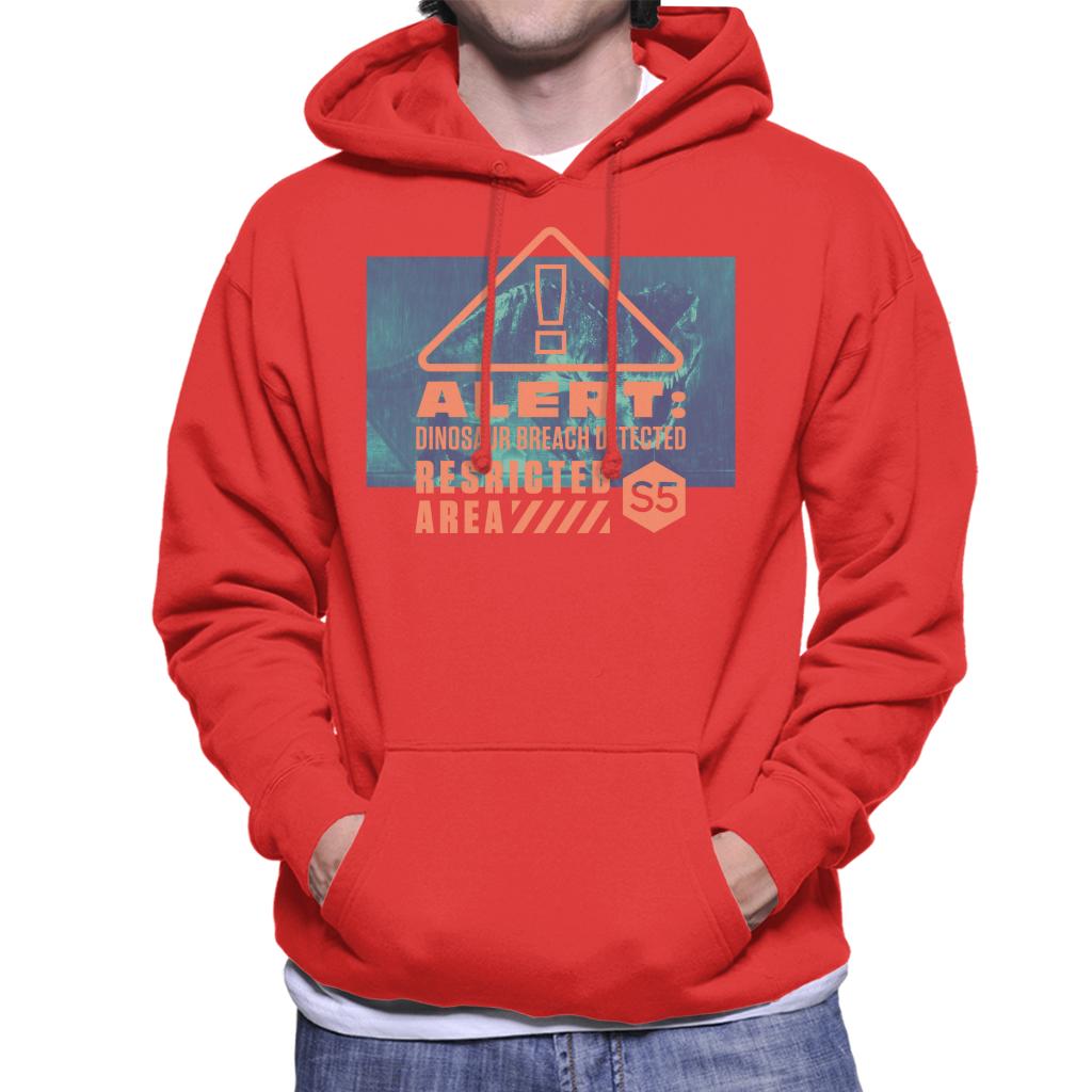 Jurassic Park T Rex Alert Dinosaur Breach Detected Men's product image 4