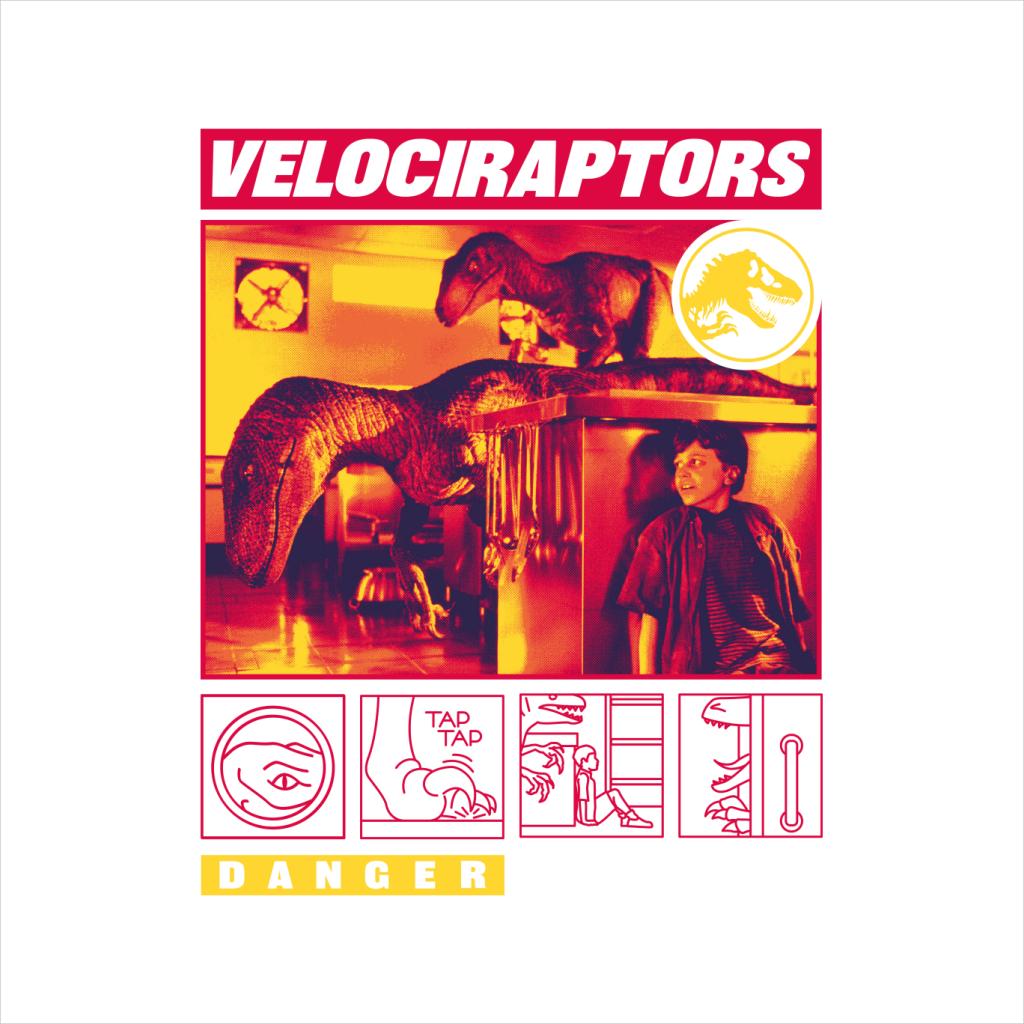 Jurassic Park Velociraptor Tap Danger Women's T-Shirt product image 5