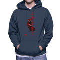 Jurassic Park Velociraptor Red Men's Hooded Sweatshirt product image 1