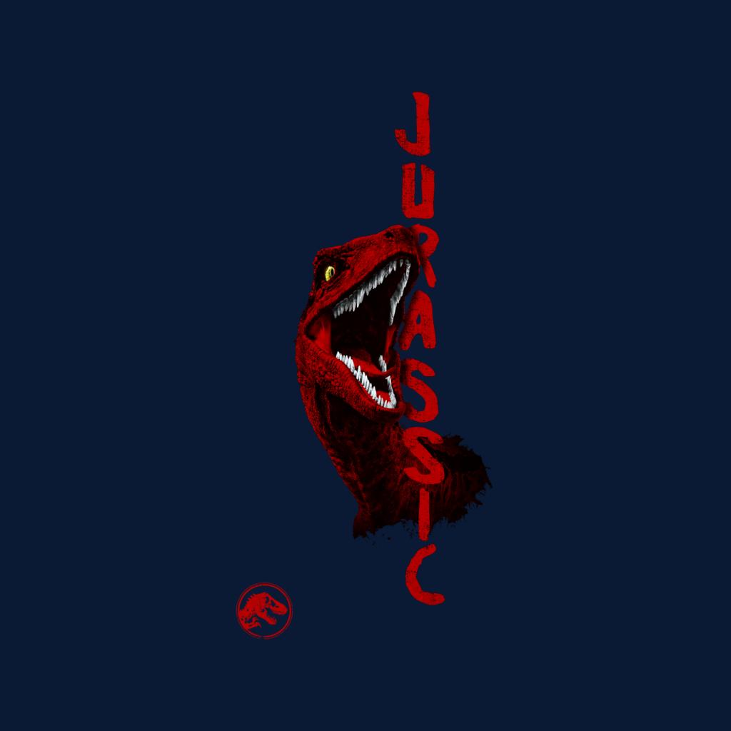 Jurassic Park Velociraptor Red Women's Sweatshirt product image 2