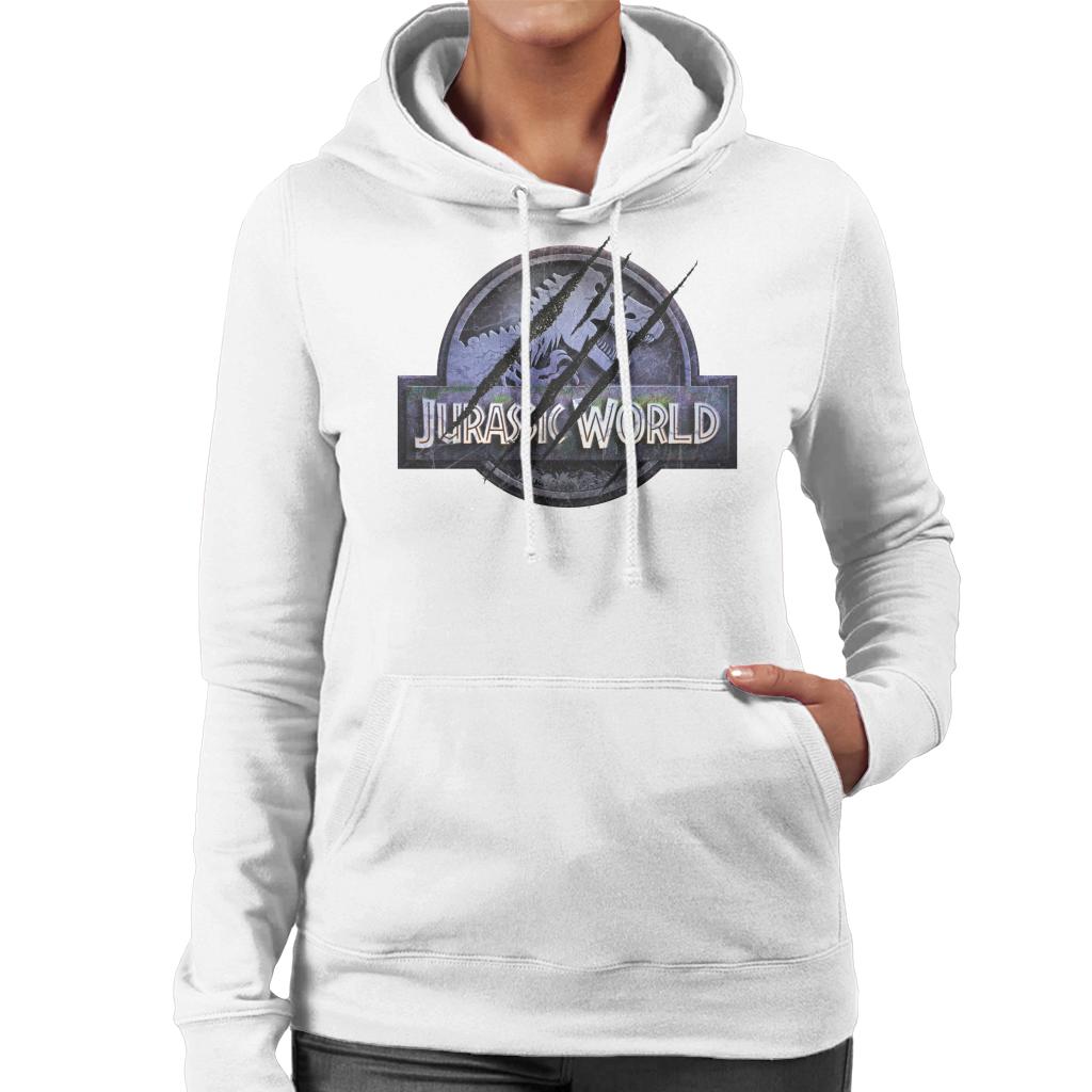 Jurassic Park World Logo Claw Marks Women's Hooded product image 1