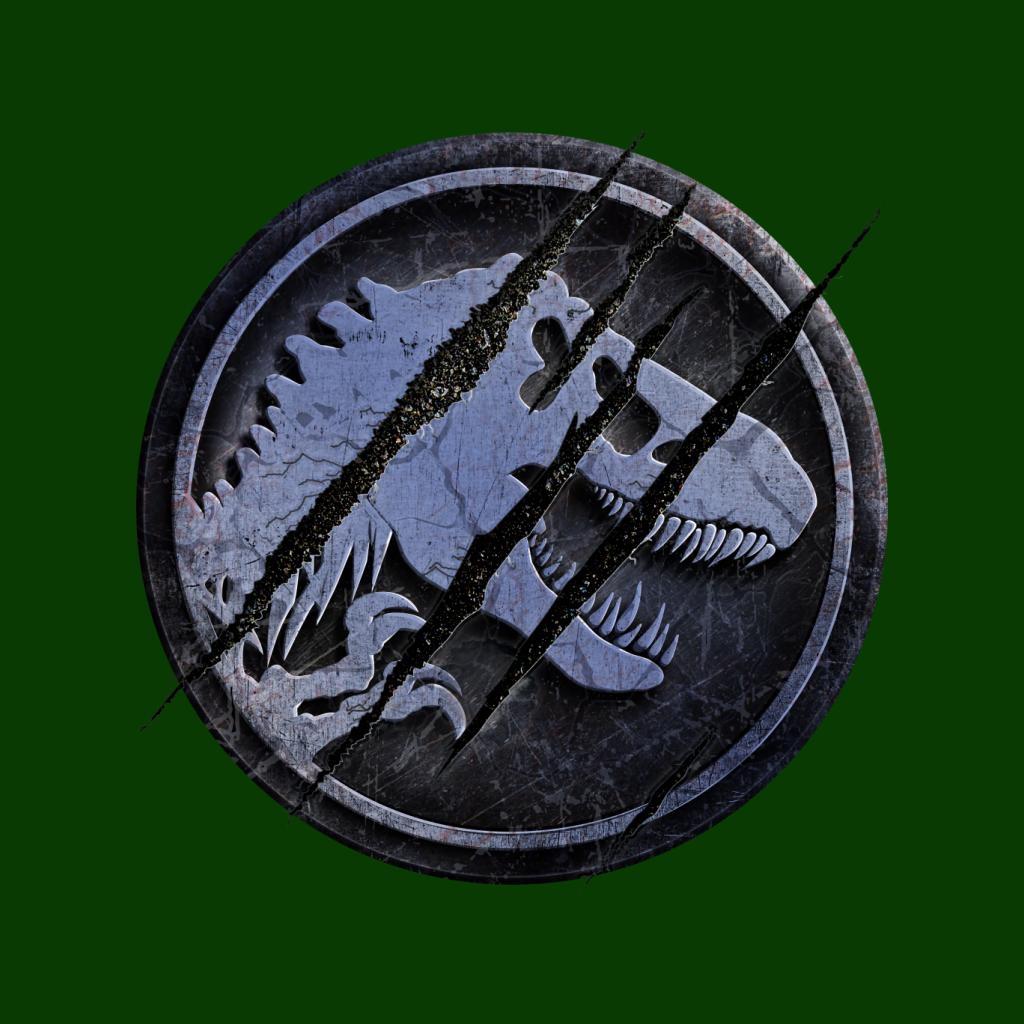 Jurassic Park Claw Marks Iconic Logo Men's T-Shirt product image 5