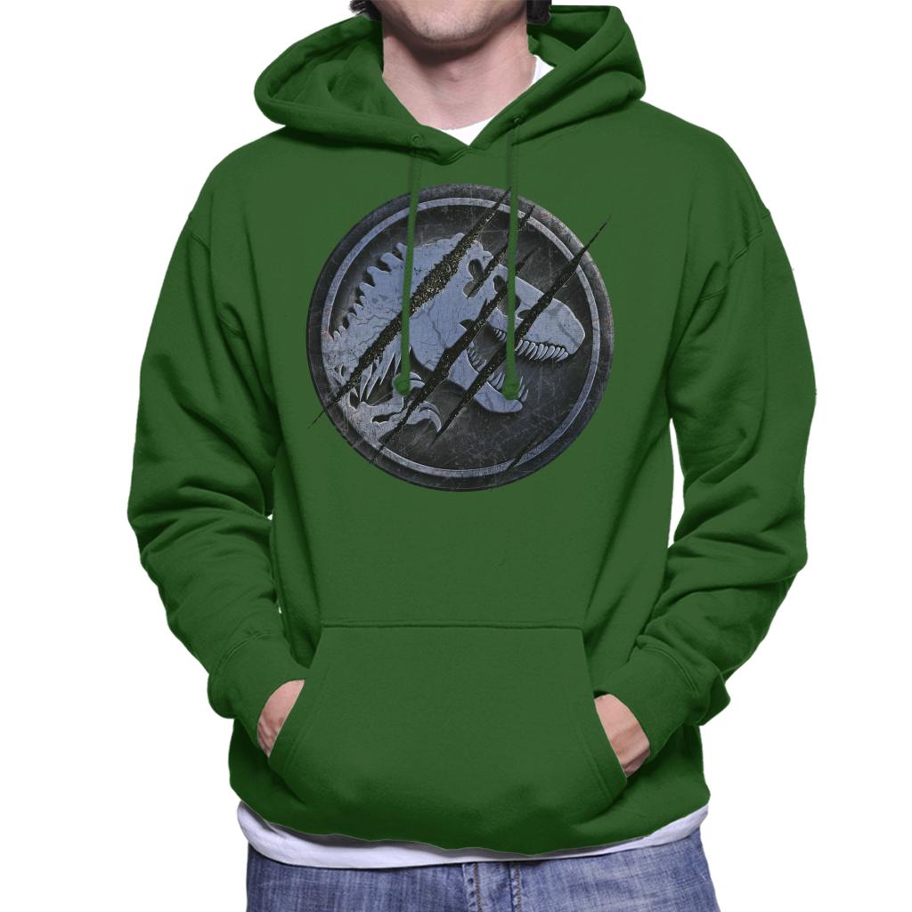 Jurassic Park Claw Marks Iconic Logo Men's Hooded Sweatshirt product image 4
