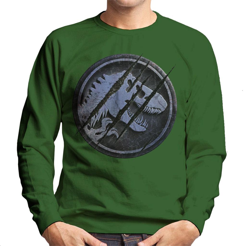 Jurassic Park Claw Marks Iconic Logo Men's Sweatshirt product image 4