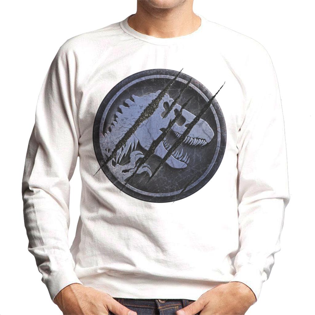 Jurassic Park Claw Marks Iconic Logo Men's Sweatshirt product image 1