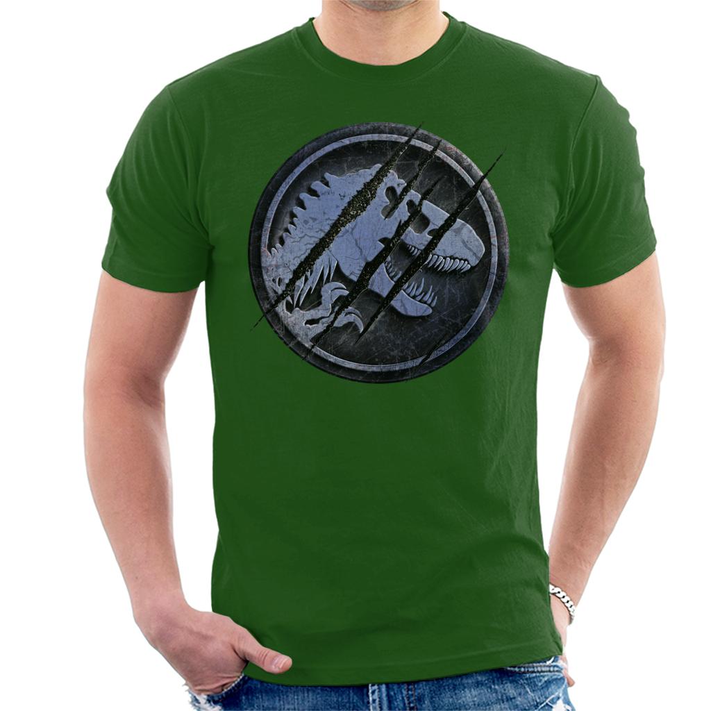 Jurassic Park Claw Marks Iconic Logo Men's T-Shirt product image 4