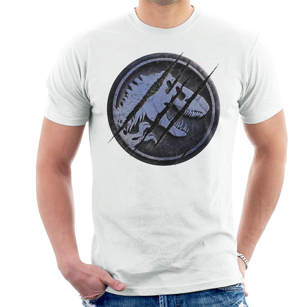 Jurassic Park Claw Marks Iconic Logo Men's T-Shirt product image 1