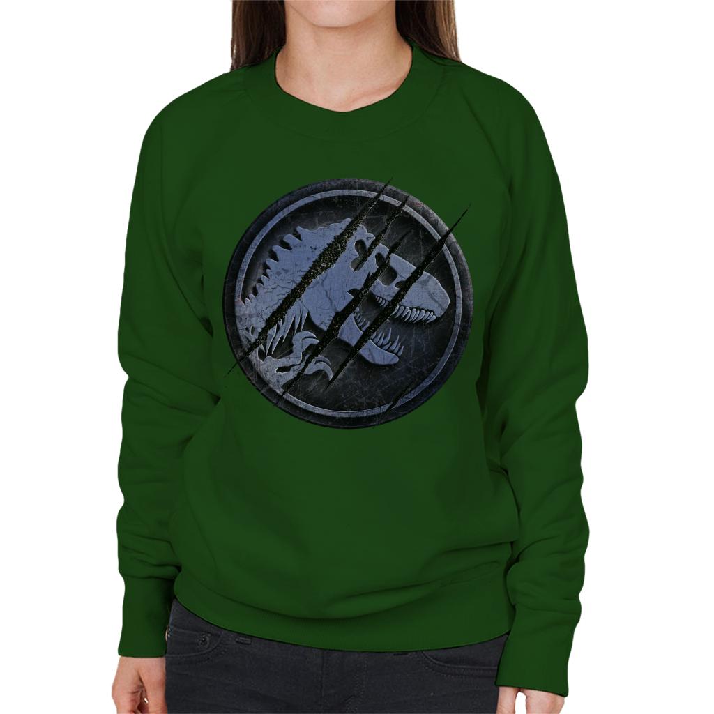 Jurassic Park Claw Marks Iconic Logo Women's Sweatshirt product image 4