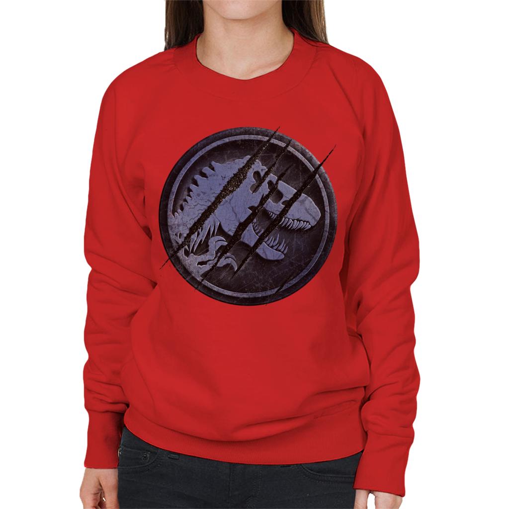 Jurassic Park Claw Marks Iconic Logo Women's Sweatshirt product image 6