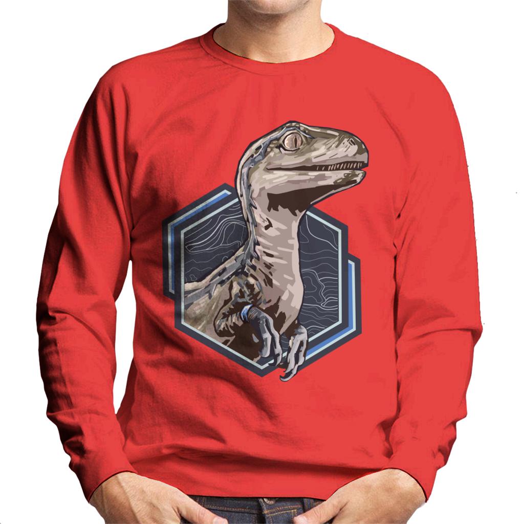 Jurassic Park Blue Raptor Men's Sweatshirt product image 4