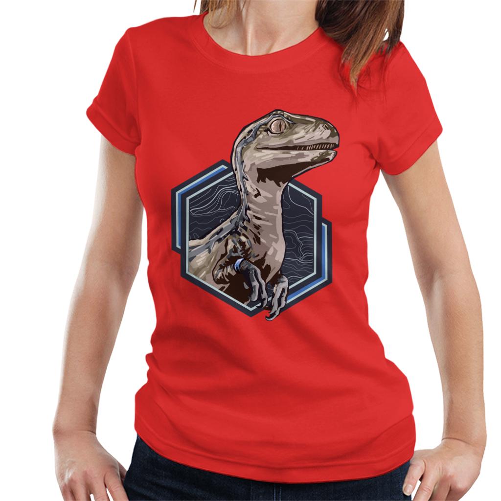 Jurassic Park Blue Raptor Women's T-Shirt product image 4
