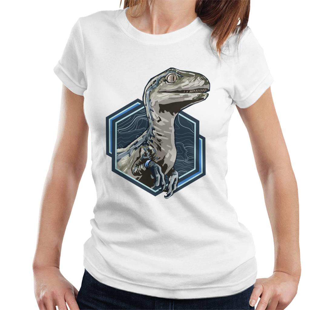 Jurassic Park Blue Raptor Women's T-Shirt product image 1